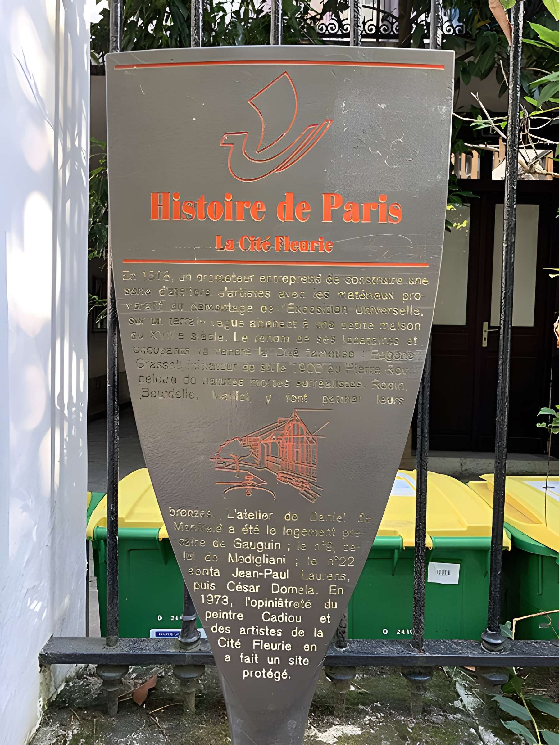 Cité fleurie à Paris