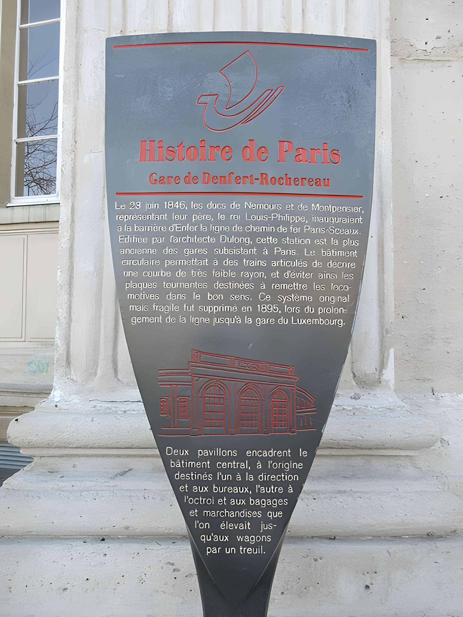 Gare Denfert-Rochereau, appelée anciennement Gare de Sceaux ou Embarcadère d'Enfert