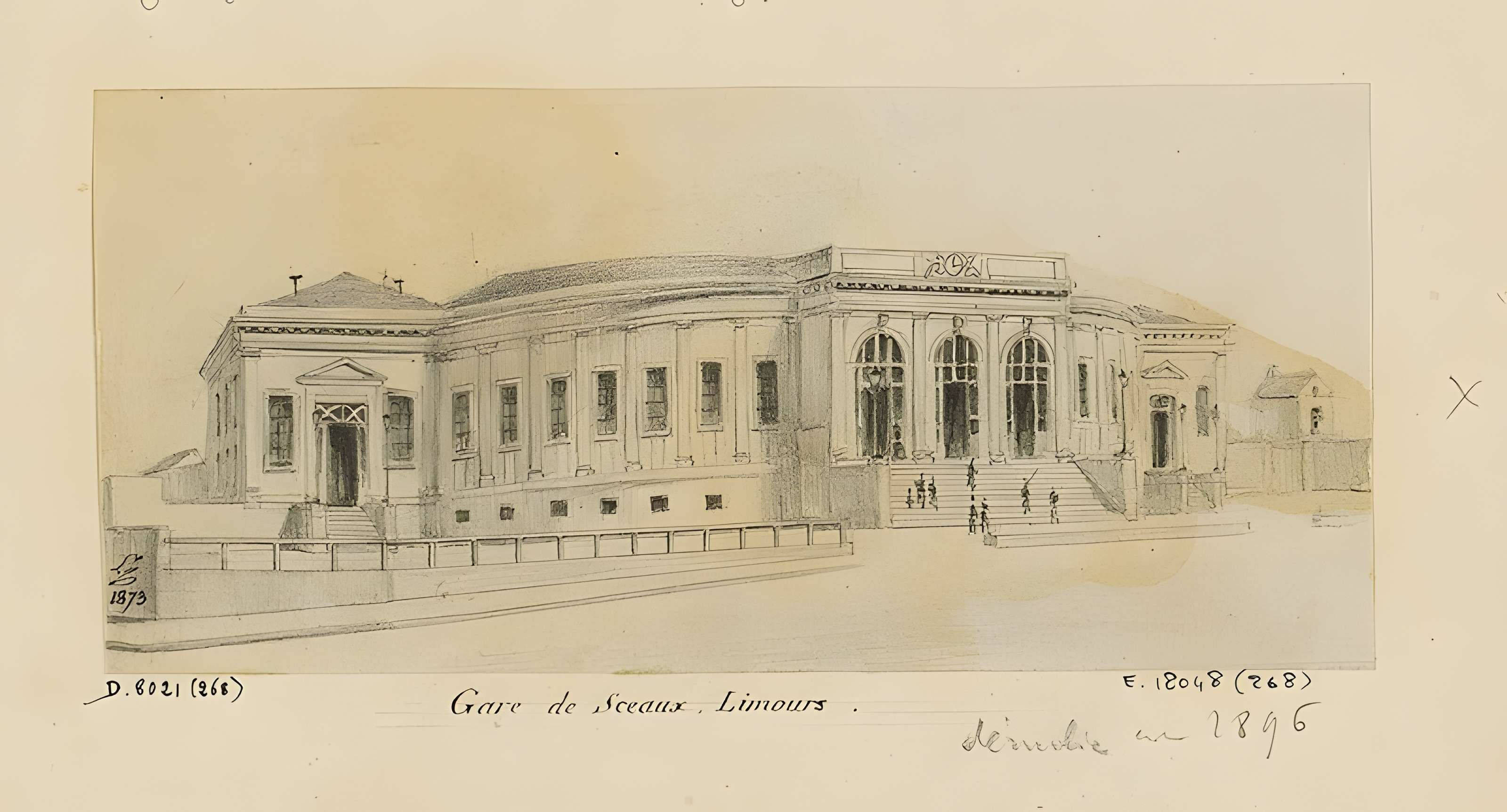 Gare Denfert-Rochereau, appelée anciennement Gare de Sceaux ou Embarcadère d'Enfert