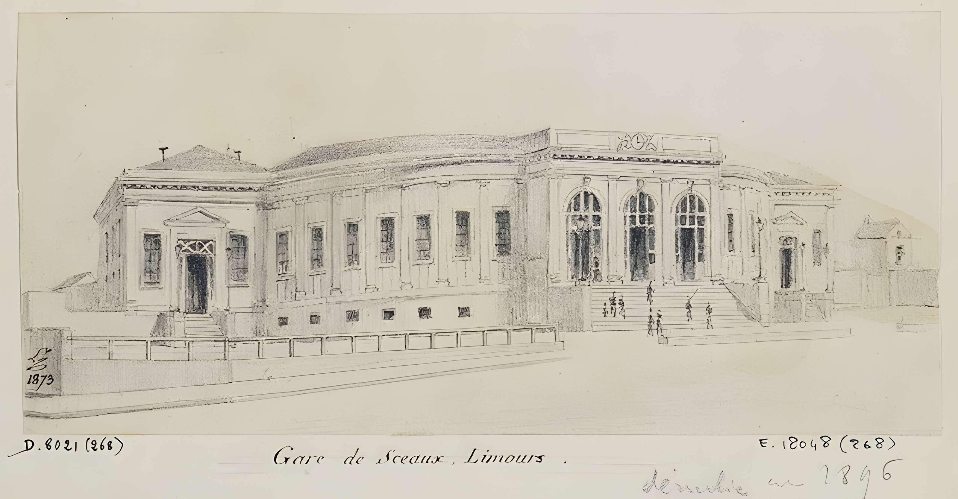 Gare Denfert-Rochereau, appelée anciennement Gare de Sceaux ou Embarcadère d'Enfert