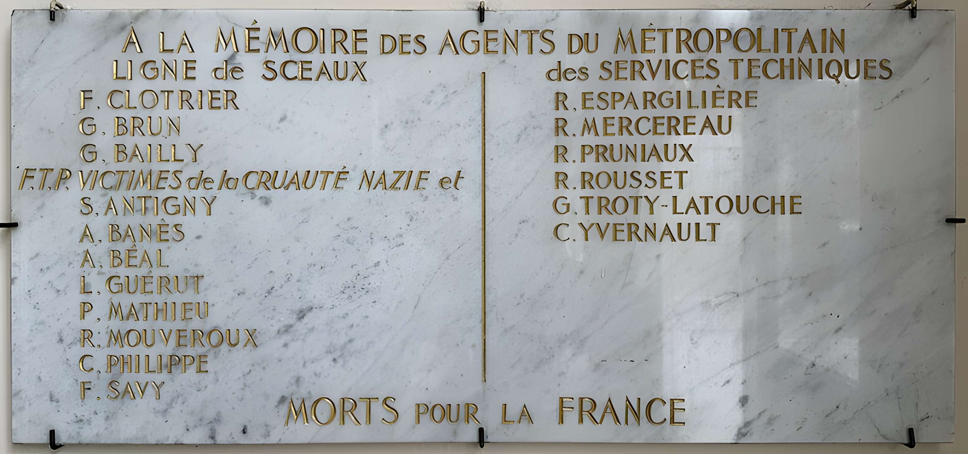 Gare Denfert-Rochereau, appelée anciennement Gare de Sceaux ou Embarcadère d'Enfert