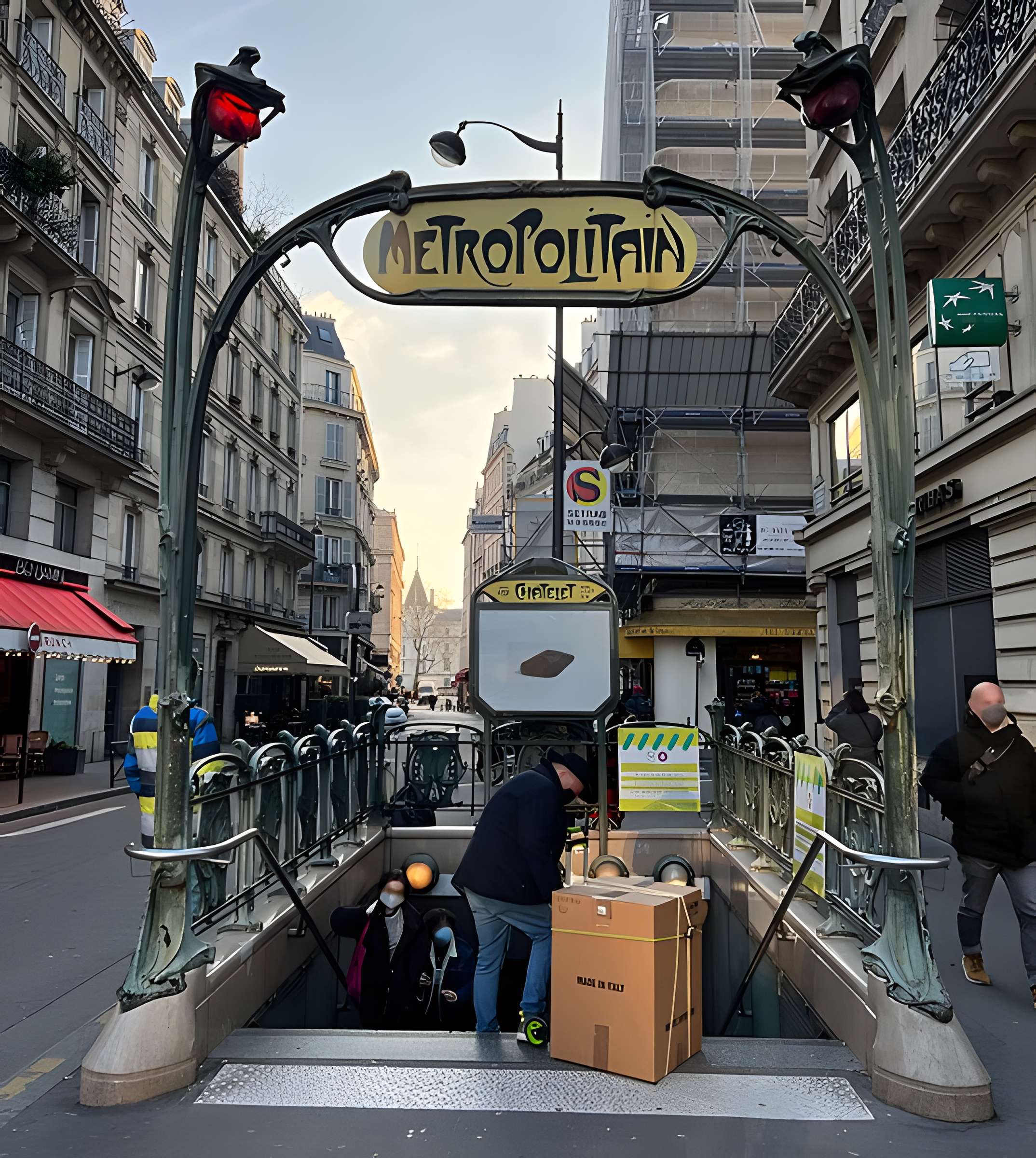 Édicule Guimard de la station Châtelet - Paris 1er