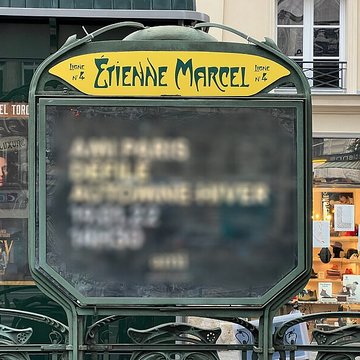 Édicule Guimard de la station Étienne-Marcel - Paris 1er
