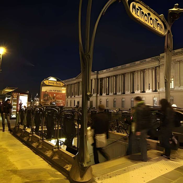 Photo de Édicule Guimard de la station Louvre-Rivoli - Paris 1er
