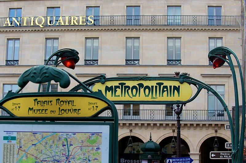 Édicule Guimard de la station Palais-Royal - Paris 1er