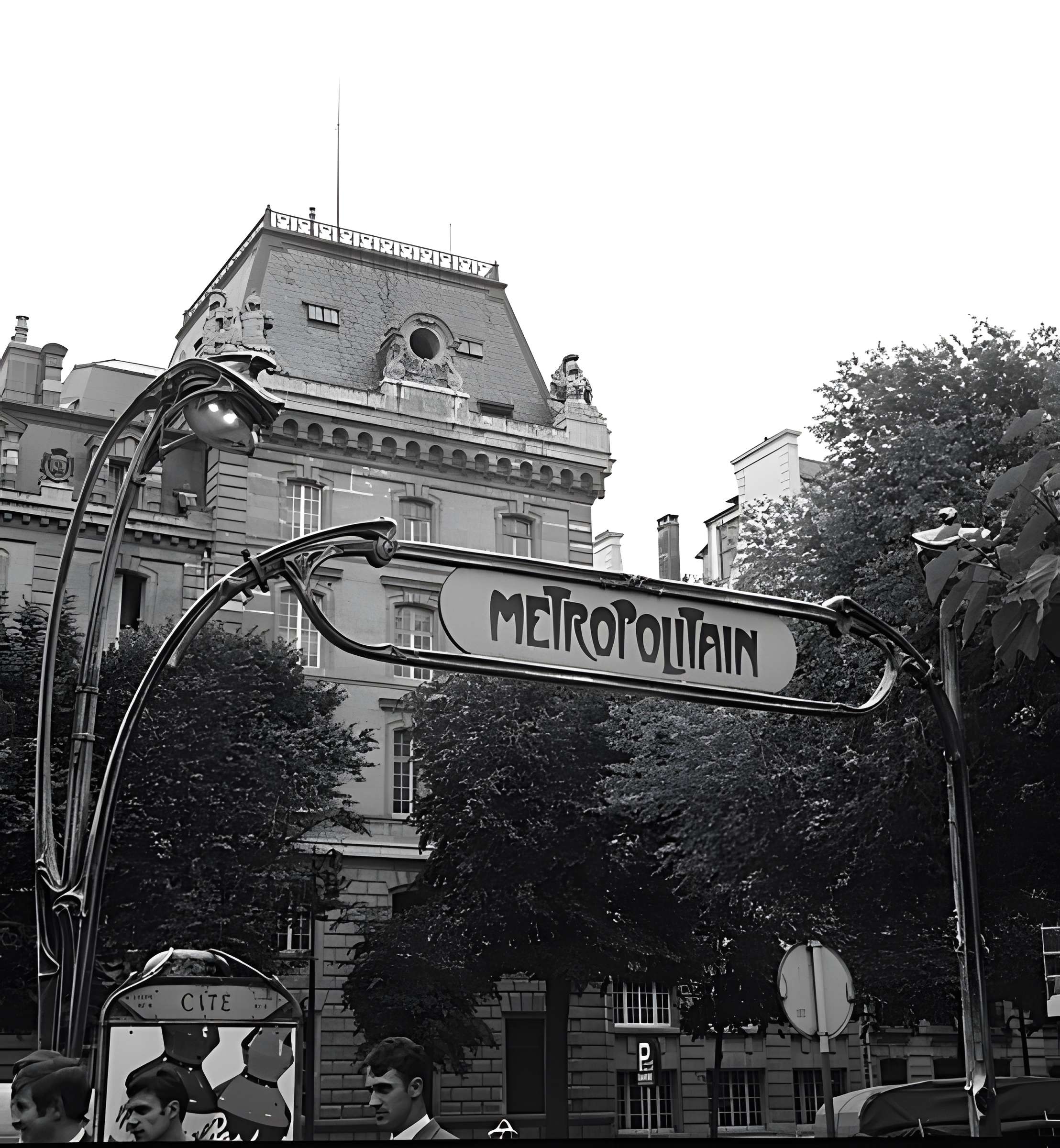 Édicule Guimard de la station Cité - Paris 4ème