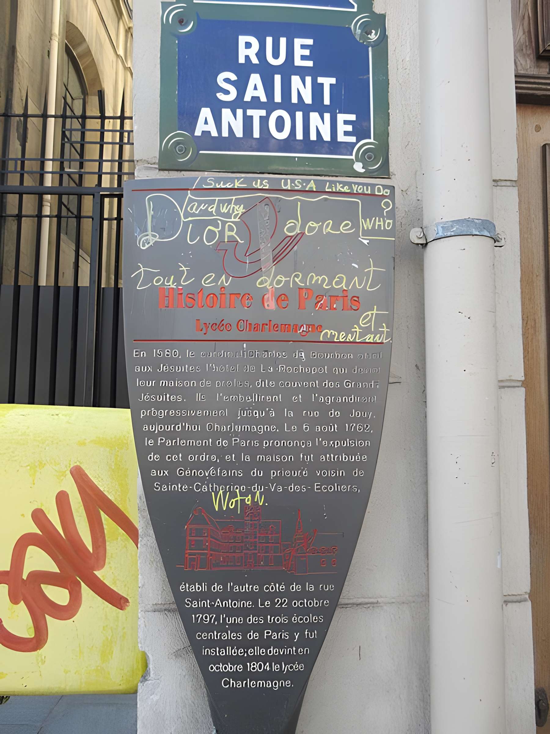 Lycée Charlemagne (ancienne maison professe des Jésuites)