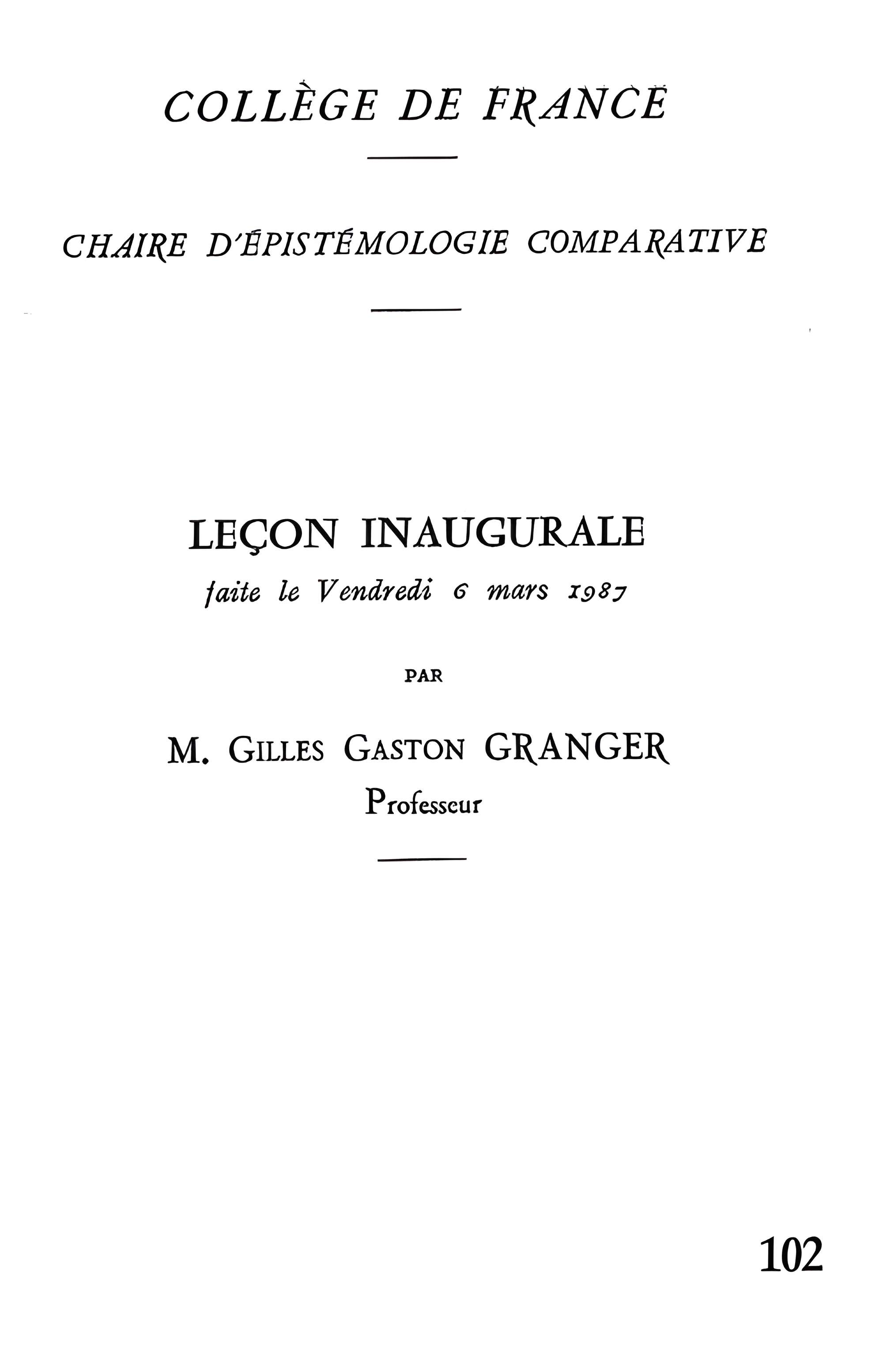 Collège de France - Paris