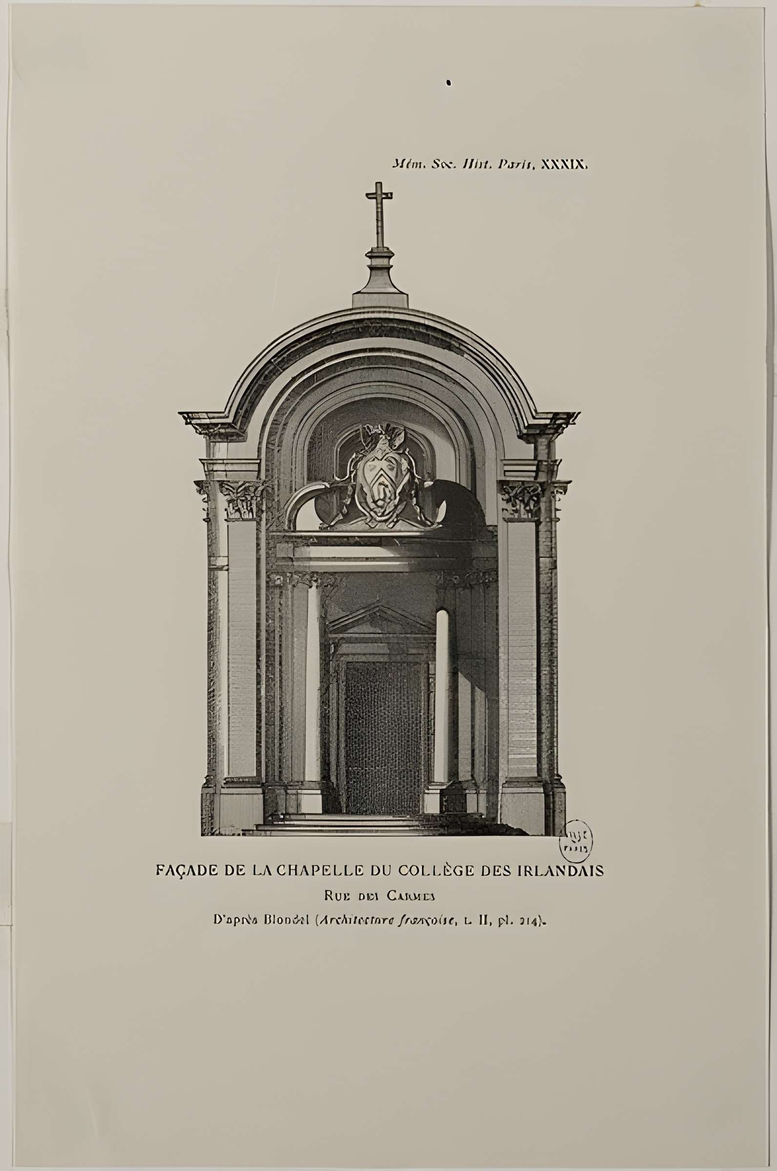 Ancien Collège des Irlandais ou Collège des Lombards, Eglise Saint-Ephrem