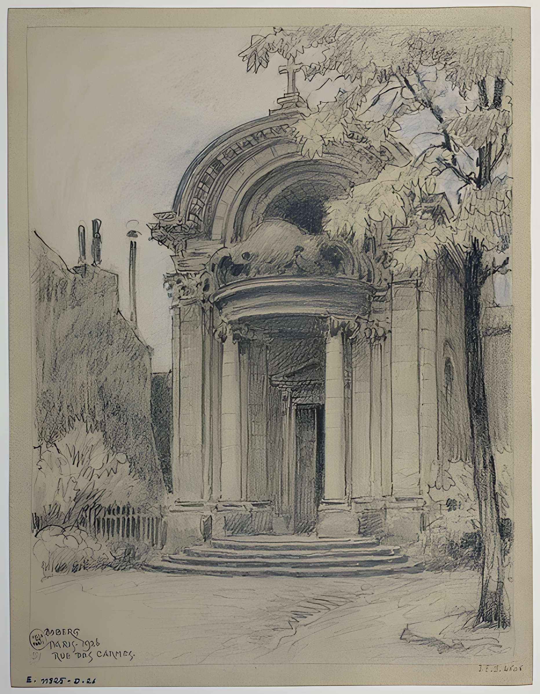 Ancien Collège des Irlandais ou Collège des Lombards, Eglise Saint-Ephrem