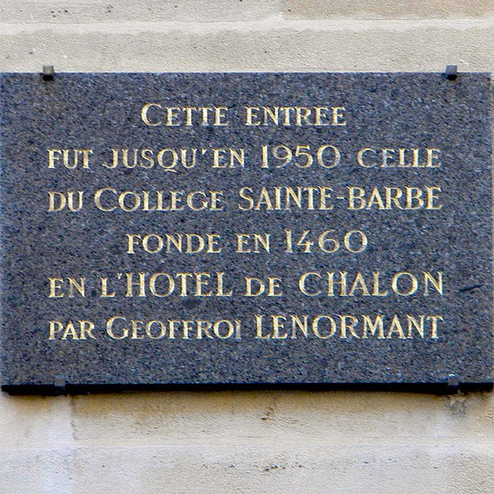 Photo de Collège Sainte-Barbe à Paris