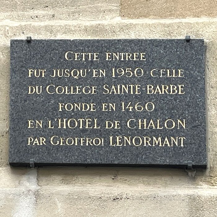 Photo de Collège Sainte-Barbe à Paris