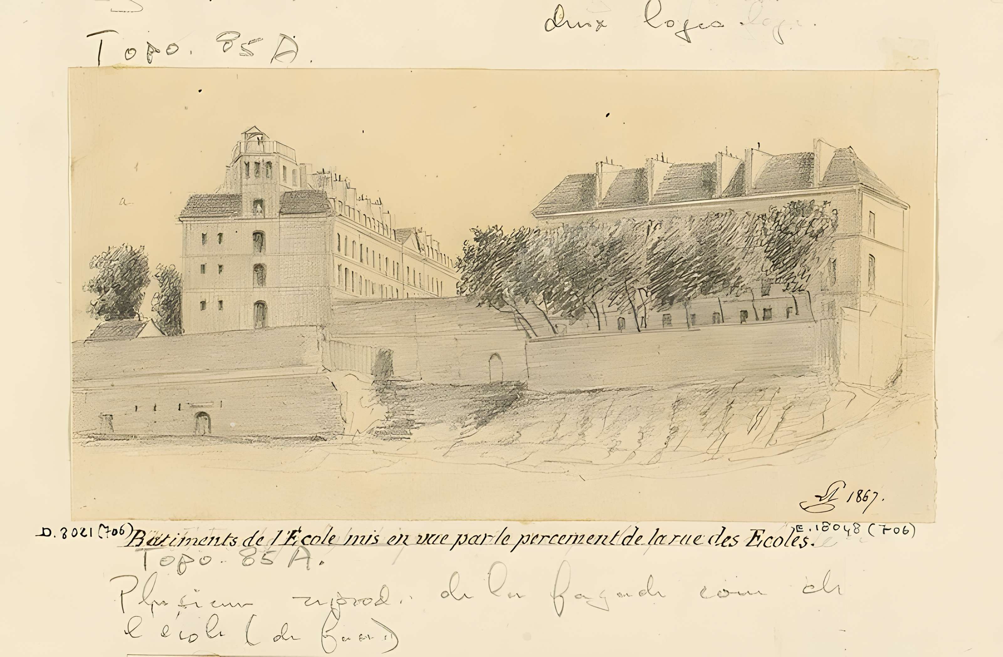 Ecole polytechnique  (Voir aussi : Enceinte de Philippe-Auguste)