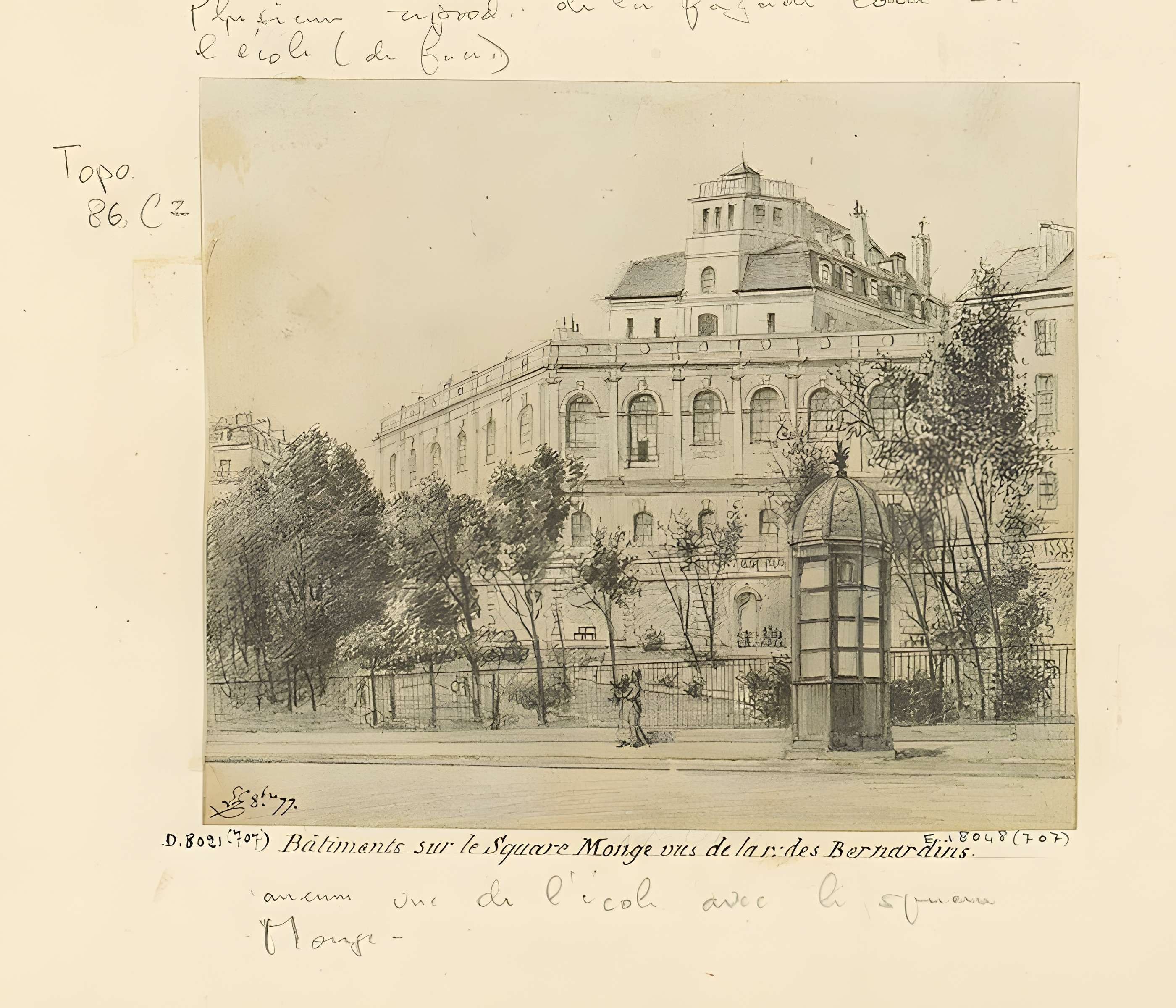 Ecole polytechnique  (Voir aussi : Enceinte de Philippe-Auguste)