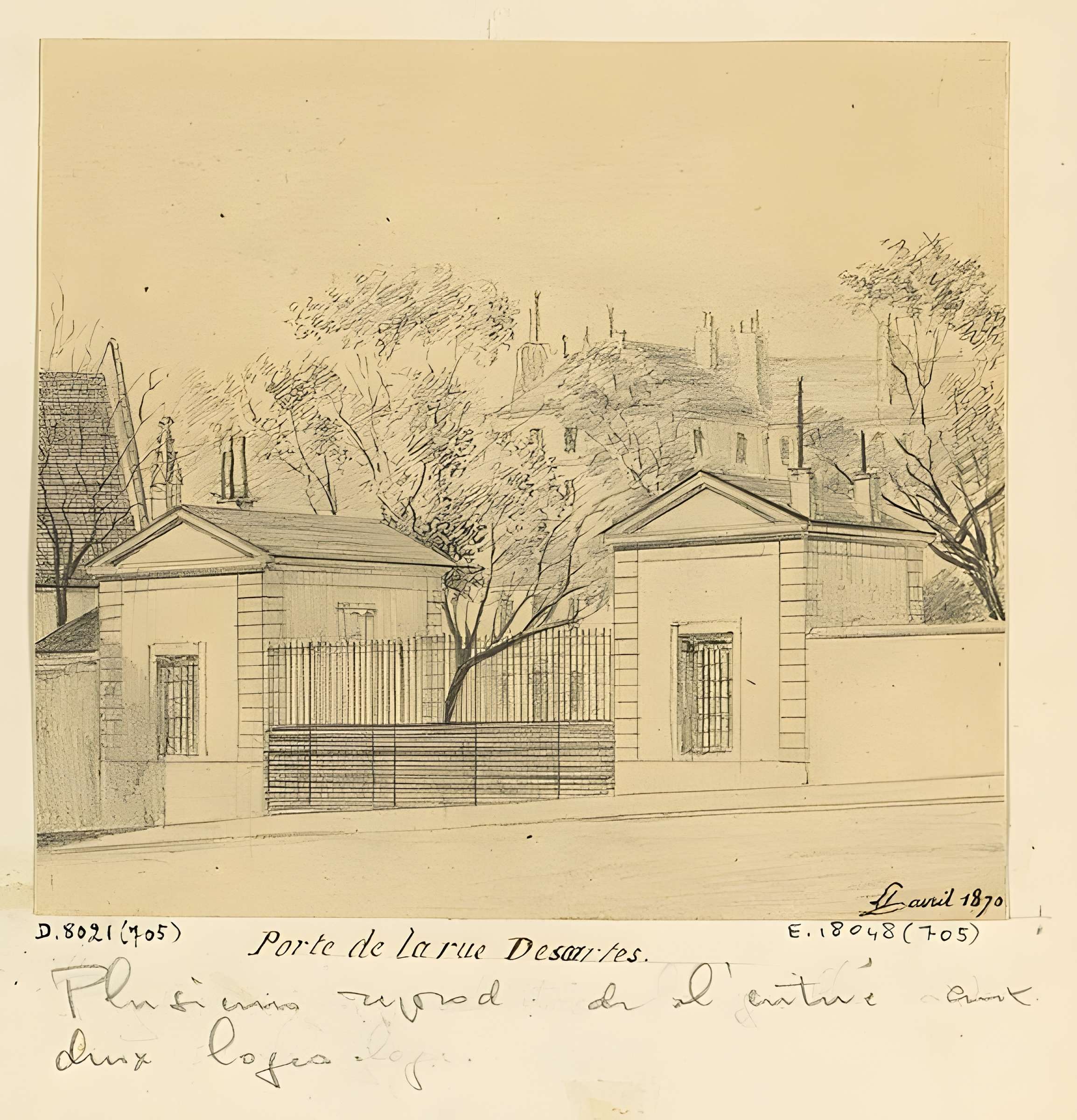 Ecole polytechnique  (Voir aussi : Enceinte de Philippe-Auguste)