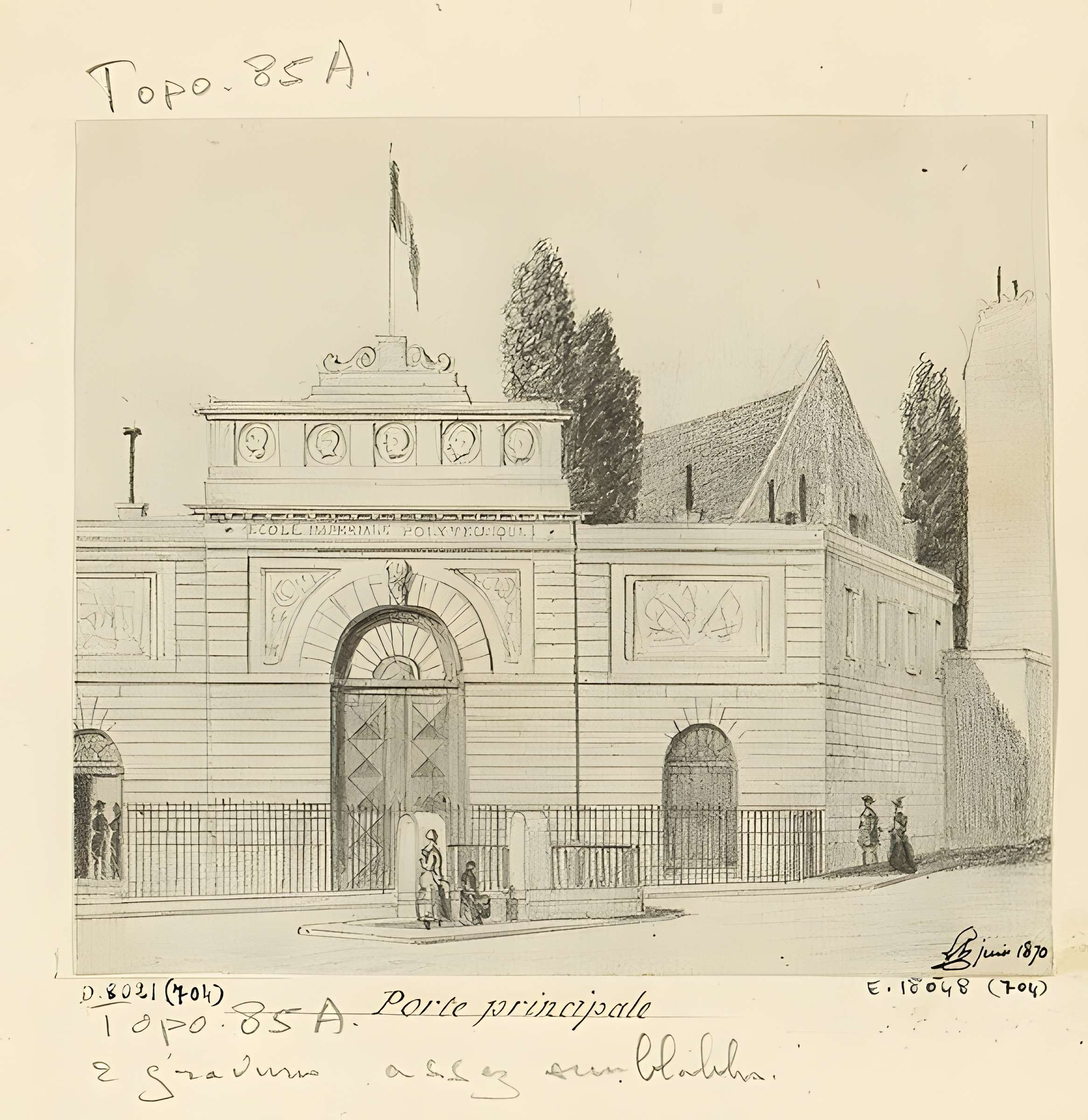 Ecole polytechnique  (Voir aussi : Enceinte de Philippe-Auguste)