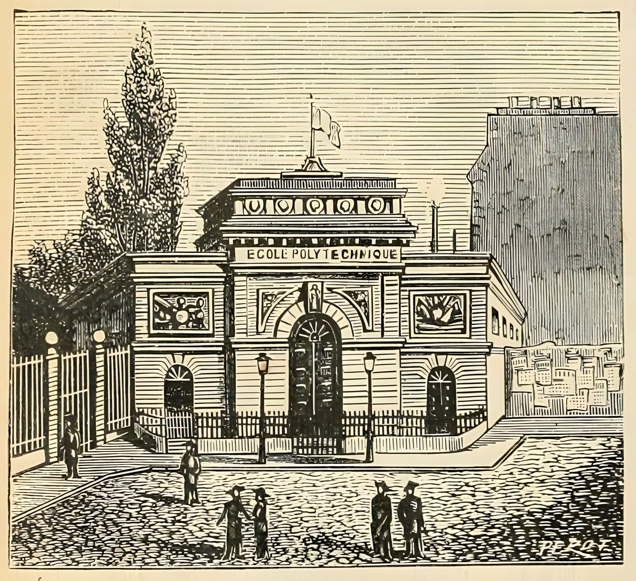 Ecole polytechnique  (Voir aussi : Enceinte de Philippe-Auguste)