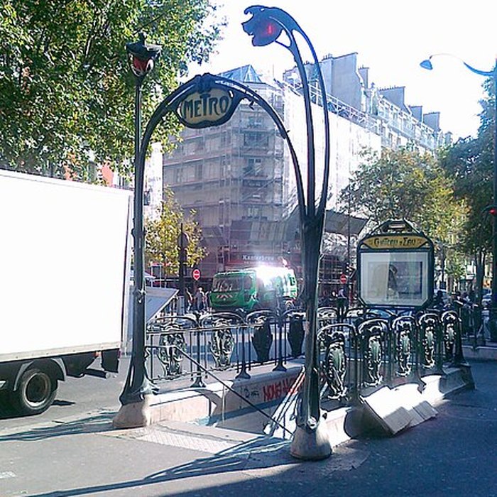 Photo de Édicule Guimard de la station Château dEau - Paris 10ème