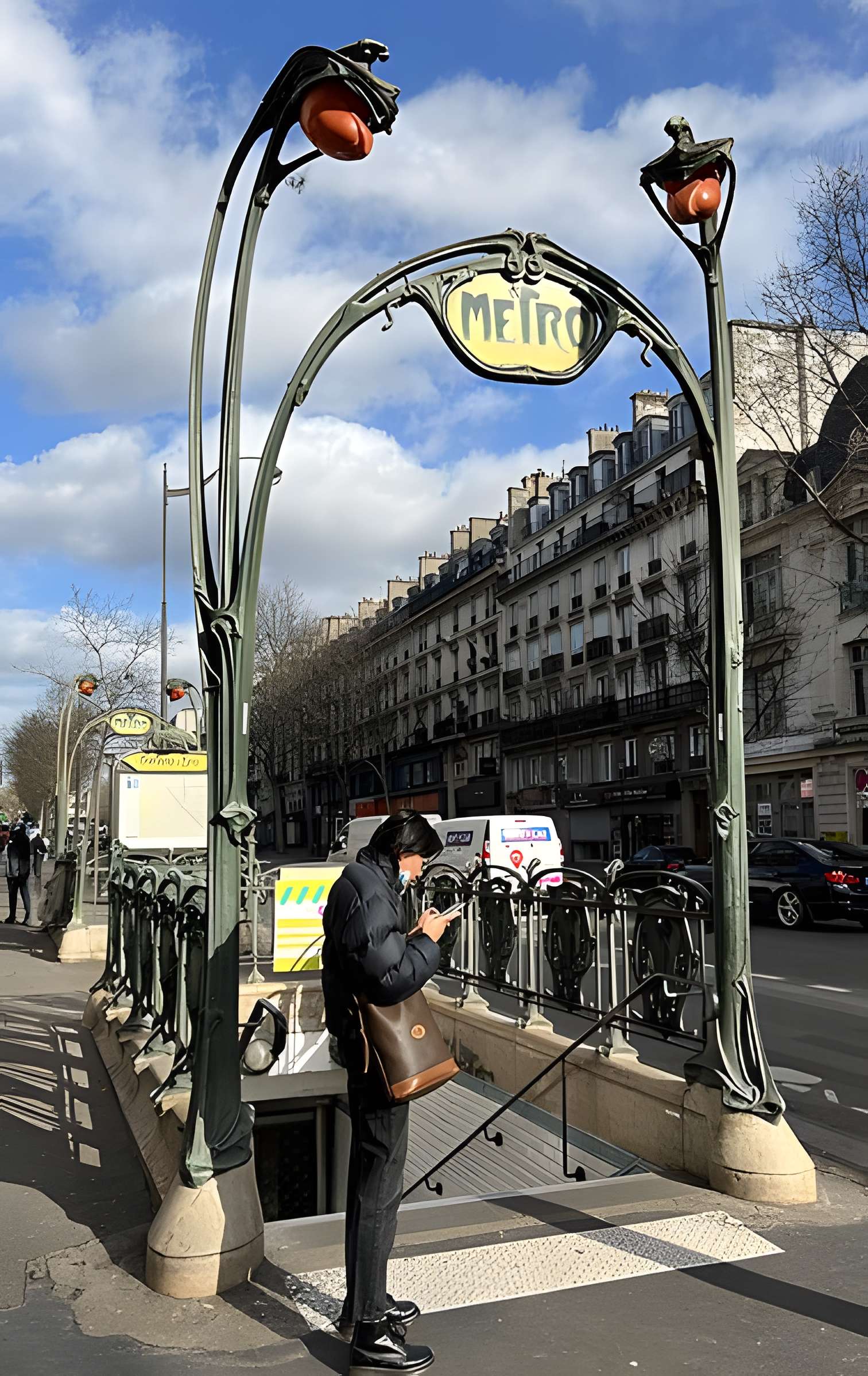 Édicule Guimard de la station Château d'Eau - Paris 10ème