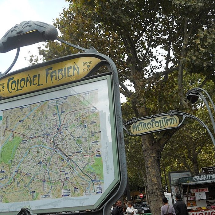 Photo de Édicule Guimard de la station Colonel Fabien - Paris 10ème