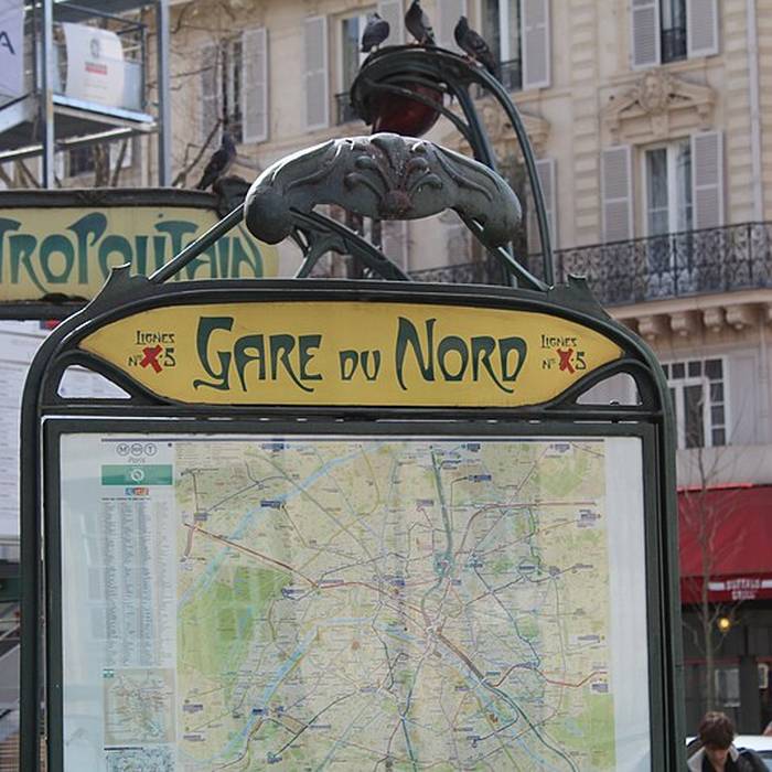 Photo de Édicule Guimard de la station Gare du Nord 12 B-D - Paris 10ème