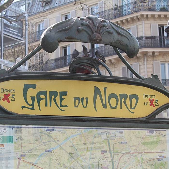 Photo de Édicule Guimard de la station Gare du Nord 12 B-D - Paris 10ème