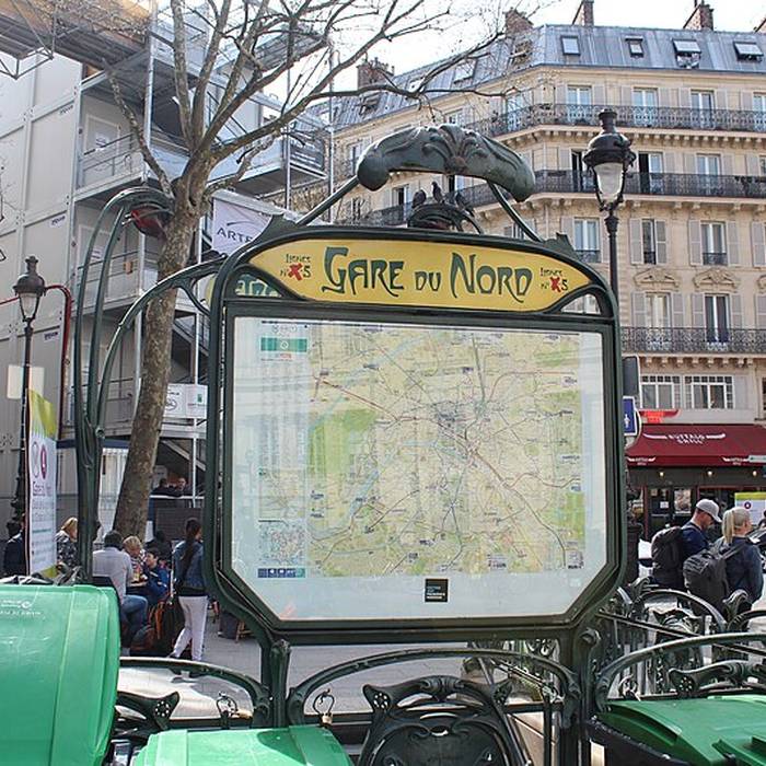 Photo de Édicule Guimard de la station Gare du Nord 12 B-D - Paris 10ème