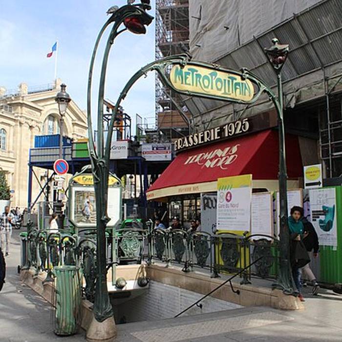 Photo de Édicule Guimard de la station Gare du Nord 12 B-D - Paris 10ème