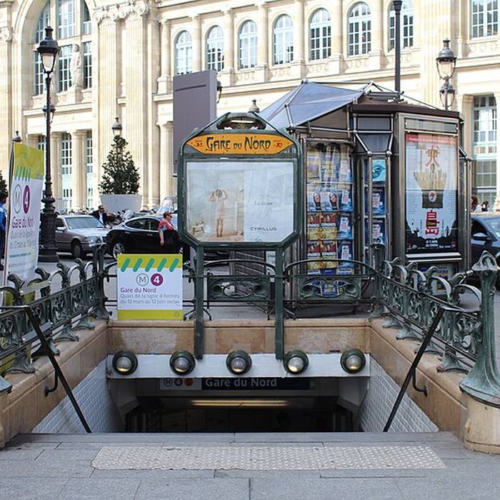 Photo de Édicule Guimard de la station Gare du Nord 12 B-D - Paris 10ème