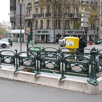 Édicule Guimard de la station Gare du Nord 12 B-D - Paris 10ème