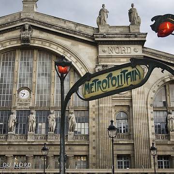 Édicule Guimard de la station Gare du Nord 12 B-D - Paris 10ème