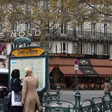 Édicule Guimard de la station Gare du Nord 12 B-D - Paris 10ème