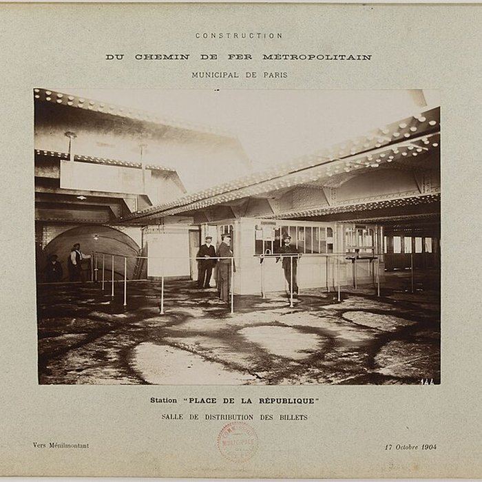 Photo de Édicule Guimard de la station République - Paris 10ème