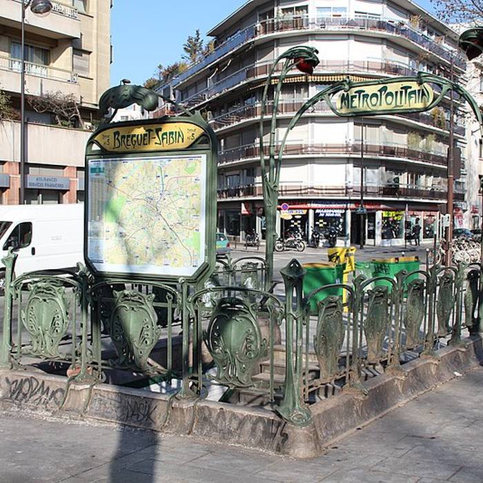 Photo de Édicule Guimard de la station Bréguet-Sabin - Paris 11ème