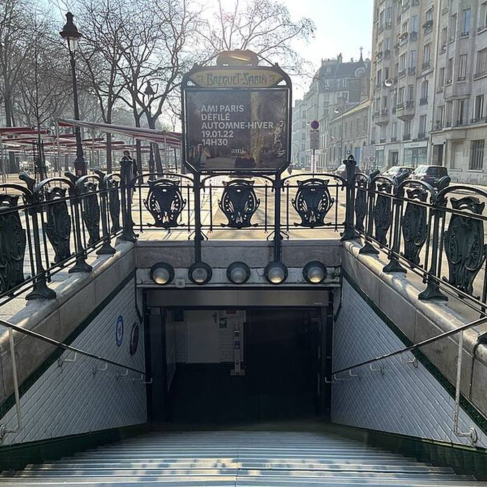 Photo de Édicule Guimard de la station Bréguet-Sabin - Paris 11ème
