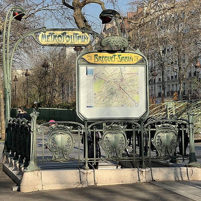 Photo de Édicule Guimard de la station Bréguet-Sabin - Paris 11ème