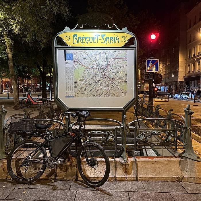 Photo de Édicule Guimard de la station Bréguet-Sabin - Paris 11ème