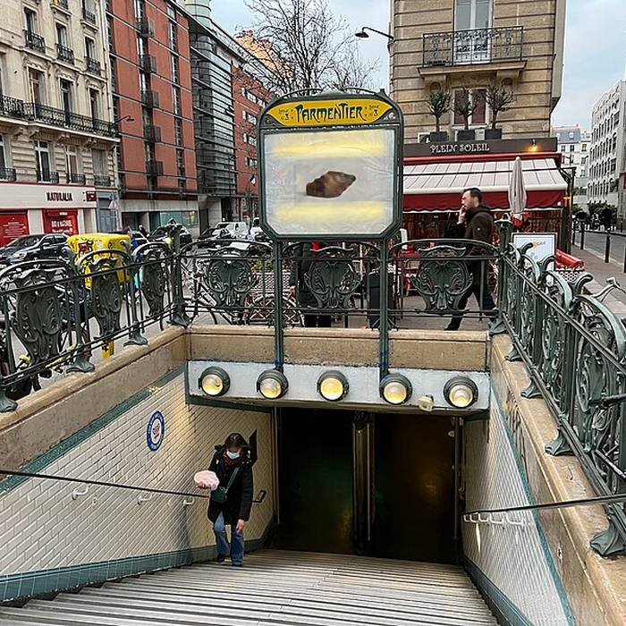 Photo de Édicule Guimard de la station Parmentier - Paris 11ème