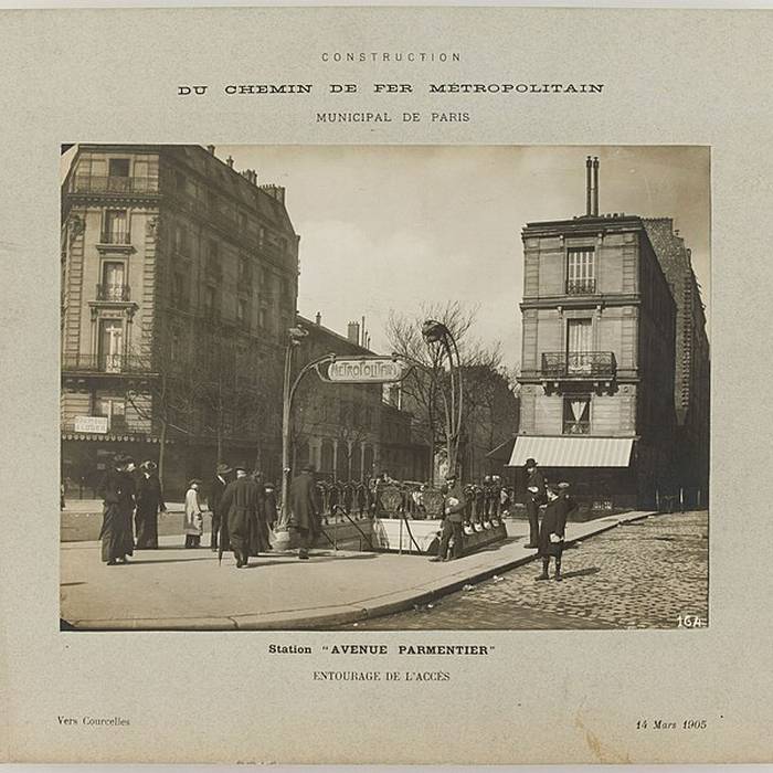 Photo de Édicule Guimard de la station Parmentier - Paris 11ème