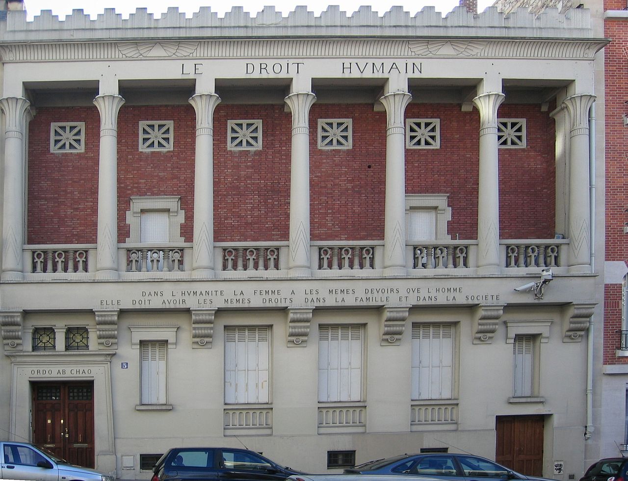 Ordre maçonnique mixte international « le Droit humain » - Paris 13ème