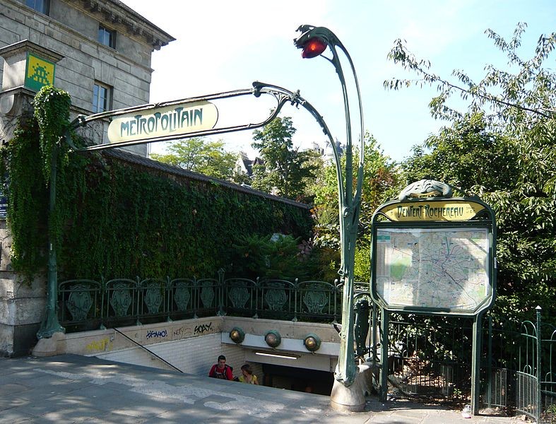 Photo de Édicule Guimard de la station Denfert-Rochereau - Paris 14ème