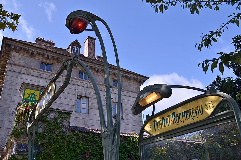 Édicule Guimard de la station Denfert-Rochereau - Paris 14ème