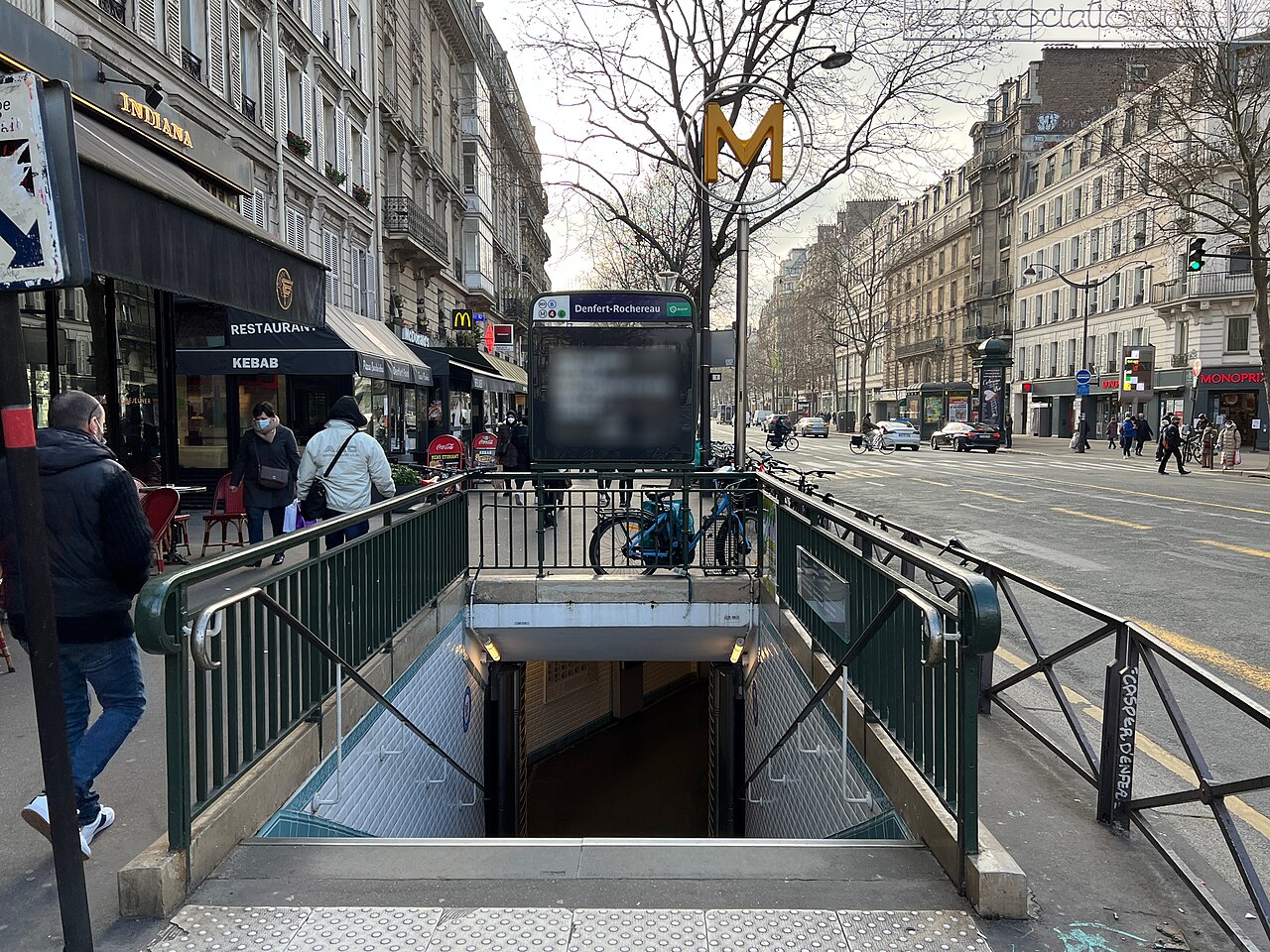 Édicule Guimard de la station Denfert-Rochereau - Paris 14ème