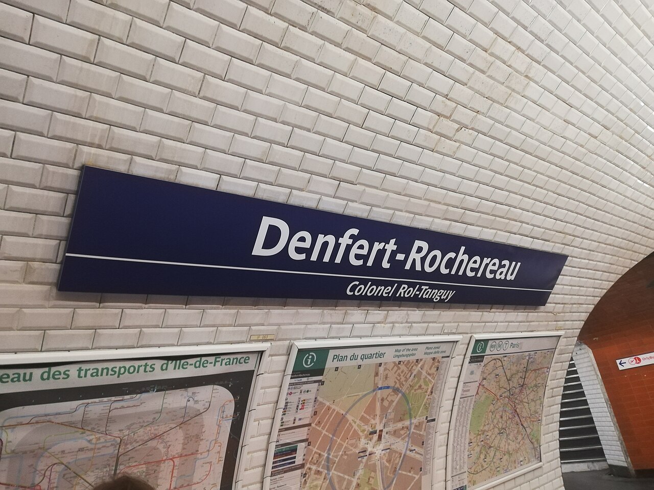 Édicule Guimard de la station Denfert-Rochereau - Paris 14ème