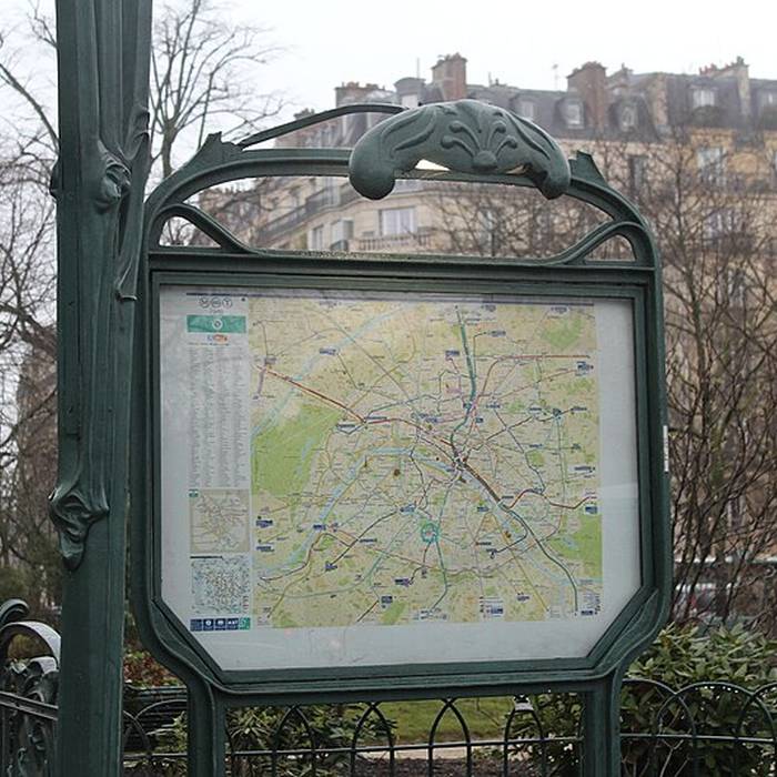 Photo de Édicule Guimard de la station Denfert-Rochereau - Paris 14ème