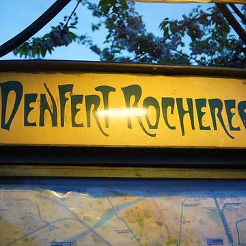 Édicule Guimard de la station Denfert-Rochereau - Paris 14ème