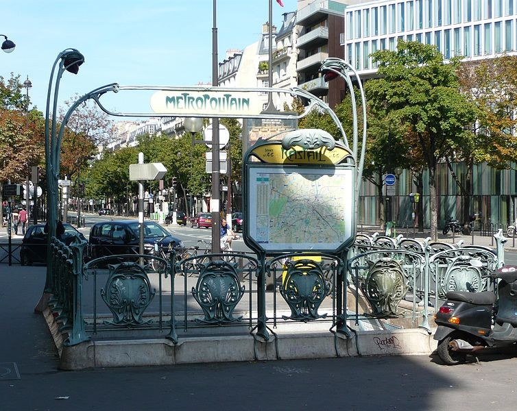 Photo de Édicule Guimard de la station Raspail - Paris 14ème