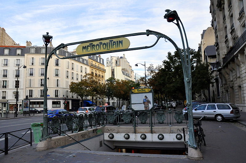 Édicule Guimard de la station Raspail - Paris 14ème