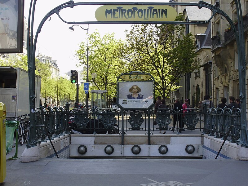 Édicule Guimard de la station Raspail - Paris 14ème