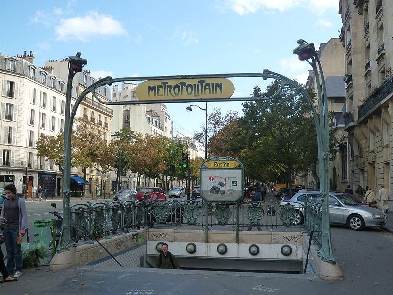 Édicule Guimard de la station Raspail - Paris 14ème